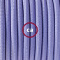 Lampe baladeuse câble textile LILAS, douille E27 bakelite noire avec interrupteur intégré Lampe baladeuse câble textile LILAS, douille E27 bakelite noire avec interrupteur intégré