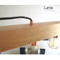 Poutre lumineuse bois de chêne massif 6 douilles 220V - 100 cm de long sur 7 x 7cm Poutre lumineuse bois de chêne massif 6 douilles 220V - 100 cm de long sur 7 x 7cm