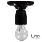 Lampe applique porcelaine noire en plafonnier ou en applique murale Lampe applique porcelaine noire en plafonnier ou en applique murale