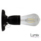 Lampe applique porcelaine noire en plafonnier ou en applique murale Lampe applique porcelaine noire en plafonnier ou en applique murale