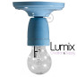 Lampe applique porcelaine de couleur bleu - Douille E27 Lampe applique porcelaine de couleur bleu - Douille E27