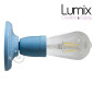 Lampe applique porcelaine de couleur bleu - Douille E27 Lampe applique porcelaine de couleur bleu - Douille E27