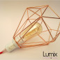 Lampe baladeuse cage acier XXL à poser ou à suspendre - abat-jour cage acier forme diamant