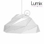 Suspension Polygon Art en métal blanc brillant douille E27 Suspension Polygon Art en métal blanc brillant douille E27