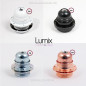 Suspension simple 1 sortie pour abat-jour - câble textile noir Suspension simple 1 sortie pour abat-jour - câble textile noir
