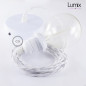 Suspension simple 1 sortie pour abat-jour - câble textile blanc torsadé Suspension simple 1 sortie pour abat-jour - câble textile blanc torsadé