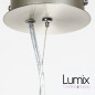 Suspension abat-jour cylindre XXL Revêtement Rose Antique Suspension abat-jour cylindre XXL Revêtement Rose Antique