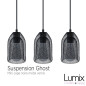 Suspension Ghost cage métal personnalisable Suspension Ghost cage métal personnalisable