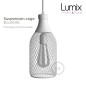 Suspension cage bouteille 1 lampe personnalisée Suspension cage bouteille 1 lampe personnalisée