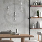 Suspension cage bouteille 1 lampe personnalisée Suspension cage bouteille 1 lampe personnalisée