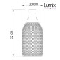 Suspension cage bouteille 1 lampe personnalisée Suspension cage bouteille 1 lampe personnalisée