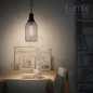 Suspension cage bouteille 1 lampe personnalisée Suspension cage bouteille 1 lampe personnalisée