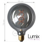 Ampoule gros Globe smoky à filament LED - 5 W / 220 Volts - G125 Ampoule gros Globe smoky à filament LED - 5 W / 220 Volts - G125