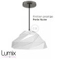 Suspension Polygon Art en métal blanc brillant douille E27 Suspension Polygon Art en métal blanc brillant douille E27