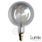 Ampoule géante Globe Smoky G200 à filament led double spirale 5 W-E27-220 Volts Ampoule géante Globe Smoky G200 à filament led double spirale 5 W-E27-220 Volts