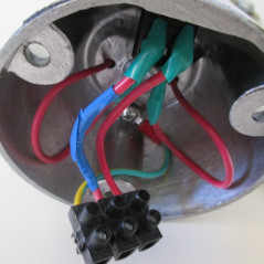 Applique lampe Jieldé - notice de câblage électrique