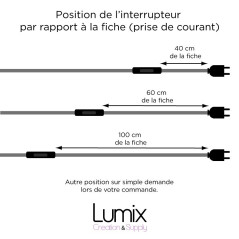 Lampe baladeuse à douille silicone vert lime et câble textile vert lime