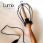 Lampe baladeuse manche bois douille E27