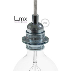 Suspension COPPA forme cloche en céramique Sable fait main