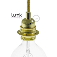 Suspension COPPA forme cloche en céramique Sable fait main