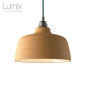 Suspension céramique forme cloche couleur Sable fait main
