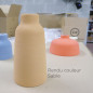 Suspension céramique forme cloche couleur Sable fait main