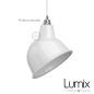Suspension Broadway en métal émail blanc Suspension Broadway en métal émail blanc