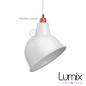 Suspension Broadway en métal émail blanc Suspension Broadway en métal émail blanc
