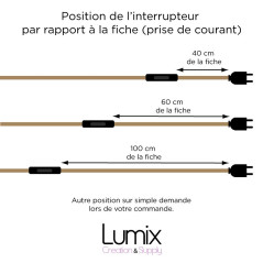 Suspension baladeuse Abysse1 en porcelaine émaillée