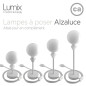 Lampe à poser configurable avec ou sans abat-jour tissus Lampe à poser configurable avec ou sans abat-jour tissus