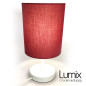 Lampe à poser configurable avec ou sans abat-jour tissus Lampe à poser configurable avec ou sans abat-jour tissus