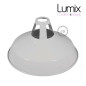 Abat-jour Harbour diamètre 30 cm métal revêtement en émail blanc et intérieur blanc Abat-jour Harbour diamètre 30 cm métal revêtement en émail blanc et intérieur blanc