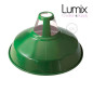 Abat-jour Harbour diamètre 30 cm métal revêtement en émail vert et intérieur blanc Abat-jour Harbour diamètre 30 cm métal revêtement en émail vert et intérieur blanc