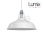 Abat-jour Harbour diamètre 38 cm métal revêtement en émail blanc et intérieur blanc Abat-jour Harbour diamètre 38 cm métal revêtement en émail blanc et intérieur blanc