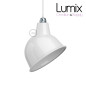 Abat-jour Broadway métal émail blanc et intérieur blanc Abat-jour Broadway métal émail blanc et intérieur blanc