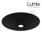 Abat-jour Swing métal en émail noir et intérieur noir Abat-jour Swing métal en émail noir et intérieur noir