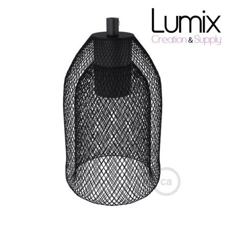 Abat-jour GhostBell métal noir douille noire