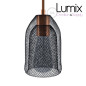 Abat-jour GhostBell métal noir douille cuivre Abat-jour GhostBell métal noir douille cuivre