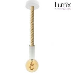 Suspension grosse corde 30 mm en jute