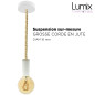 Suspension grosse corde 16 mm en jute