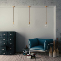 Suspension grosse corde 16 mm en jute