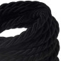 Suspension grosse corde 16 mm noir brillant Suspension grosse corde 16 mm noir brillant