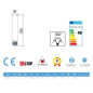 Ampoule tubulaire T38 à LED - 5,5W / E27- 220 Volts - 3,8 cm x 29 cm Ampoule tubulaire T38 à LED - 5,5W / E27- 220 Volts - 3,8 cm x 29 cm