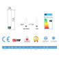 Ampoule LED tubulaire 5W E14 Claire Dimmable