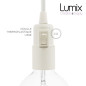 Lampe baladeuse câble textile JAUNE, douille thermoplastique avec interrupteur intégré Lampe baladeuse câble textile JAUNE, douille thermoplastique avec interrupteur intégré