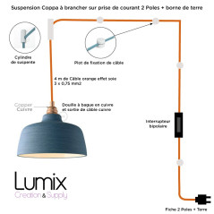 Suspension Coppa cloche