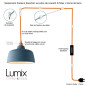 COMMANDE PRIVÉE - 1 Suspension Coppa cloche à brancher sur prise de courant COMMANDE PRIVÉE - 1 Suspension Coppa cloche à brancher sur prise de courant