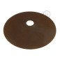 Suspension abat-jour plat céramique motif effet rouille intérieur blanc Suspension abat-jour plat céramique motif effet rouille intérieur blanc