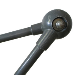Lampe Jielde 2 bras gris industrie