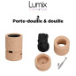 Kit Guirlande lumineuse pour l'intérieur avec câble textile et accessoires en bois Kit Guirlande lumineuse pour l'intérieur avec câble textile et accessoires en bois